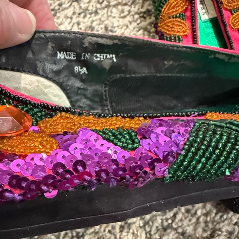 Beverly Feldman vintage flats 8.5 - Picture 8 of 9